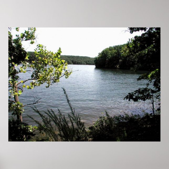 Poster Lago do Parque Estadual de Ozarks (Frente)