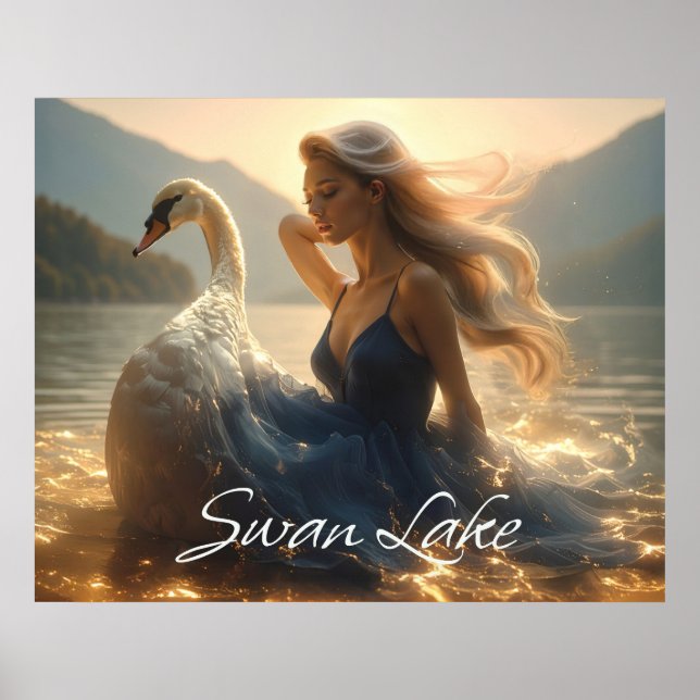 POSTER LAGO DOS CISNES - BALÉ & DANÇA -  (Frente)