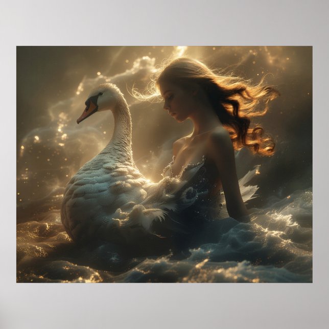 POSTER LAGO DOS CISNES - BALLET & DANÇA (Frente)