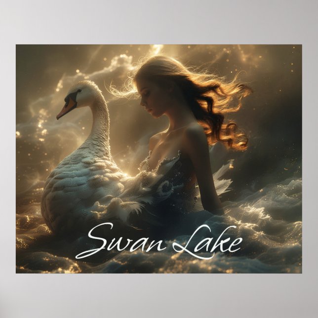 POSTER LAGO DOS CISNES - BALLET & DANÇA - (Frente)