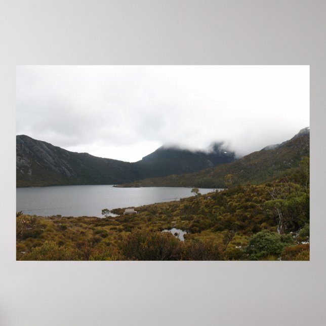 Pôster Lago Dove, Cradle Mountain, Tasmânia (Frente)