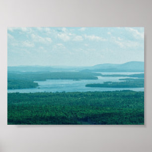 Pôster Lago e Montanha