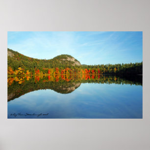 Poster Lago echo, New Hampshire