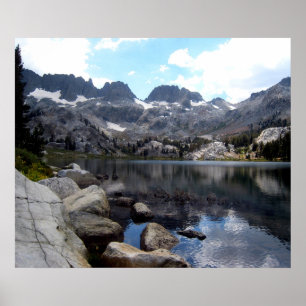 Pôster Lago Ediza, floresta nacional de Inyo, CA