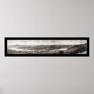 Pôster Lago Fairlee, foto 1920 de Vermont