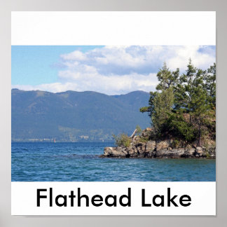 Pôster Lago Flathead
