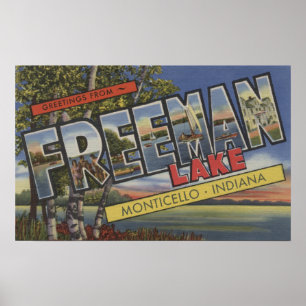 Pôster Lago Freeman - grandes cenas da letra