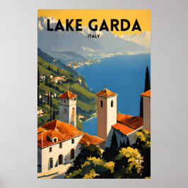 Poster Lago Garda Itália