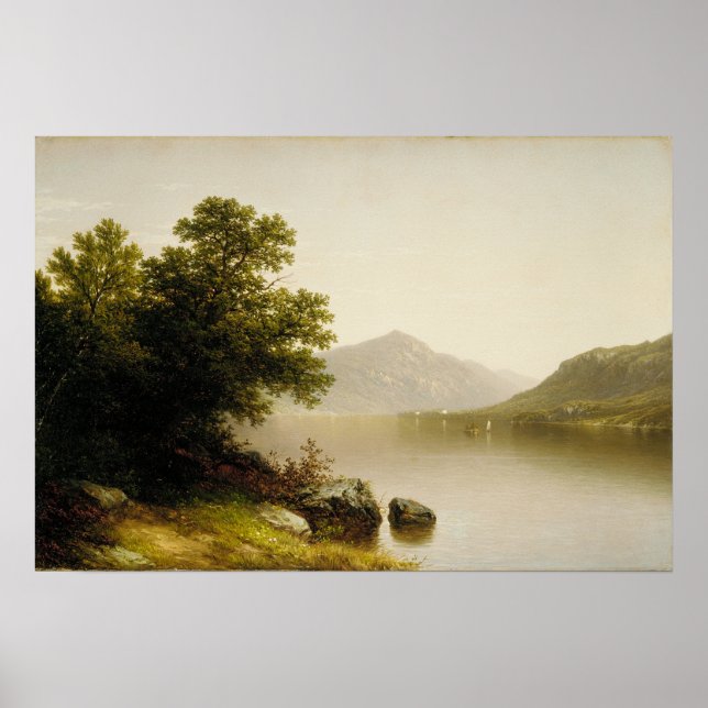 Poster Lago George, John Casilear (Frente)