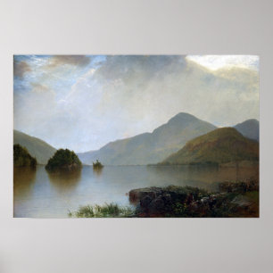 Poster Lago George John F Kensett