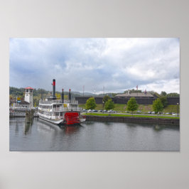 Poster Lago George, Nova Iorque, Vapor