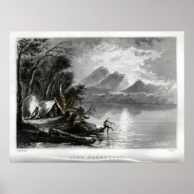 Pôster Lago Henderson (Frente)