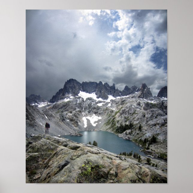 Pôster Lago Iceberg 2 - Ansel Adams Wilderness (Frente)