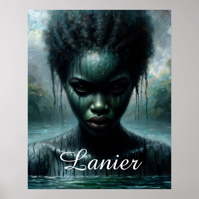 Poster Lago Lanier African Water Spirit (Frente)