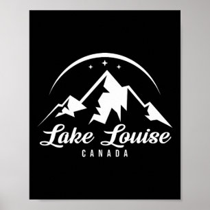 Poster Lago Louise Canada Ski Resort Skiting Snowboard