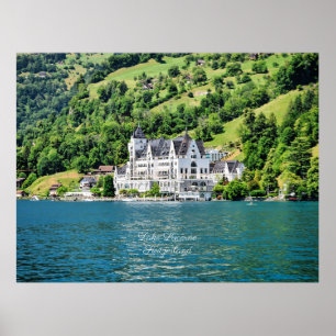 Poster Lago Lucerne, Suiça
