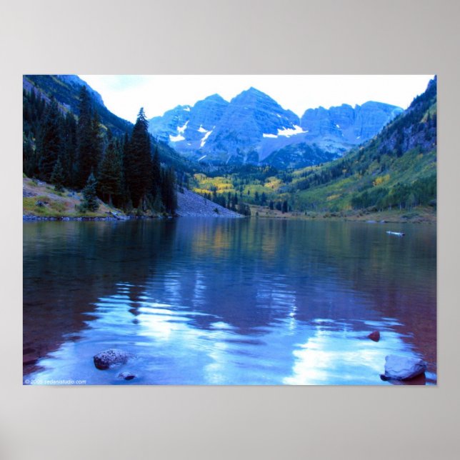 Pôster Lago Maroon (Frente)