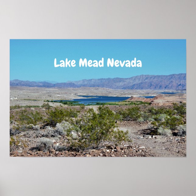 Poster Lago Mead Nevada (Frente)
