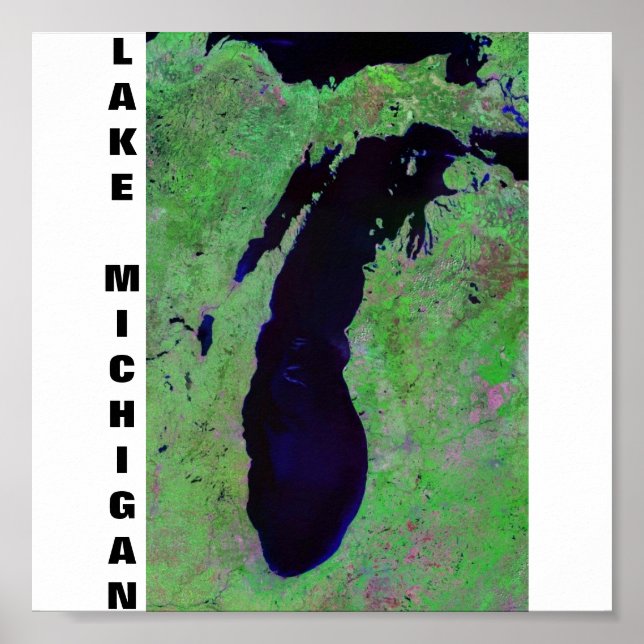 Pôster Lago Michigan (Frente)