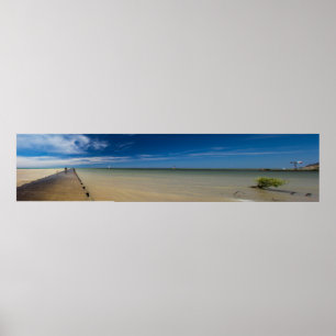 Poster Lago Michigan em Frankfort, Michigan