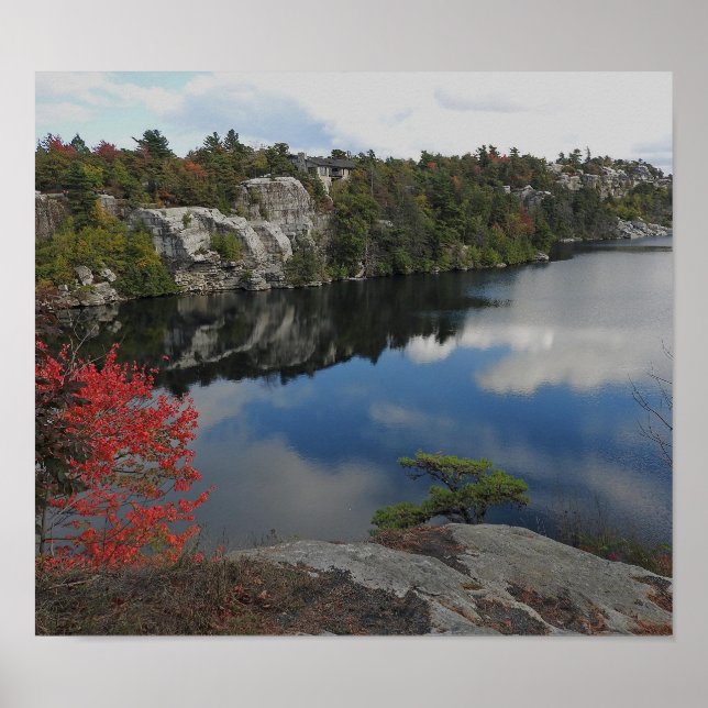 Poster Lago Minnewaska (Frente)
