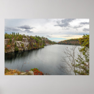 Poster Lago Minnewaska Panorama
