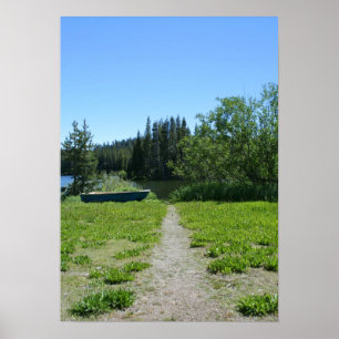 Poster Lago Montanha, Caminho Canoeiro