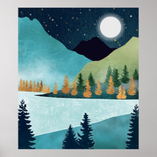 Poster Lago Moonrise