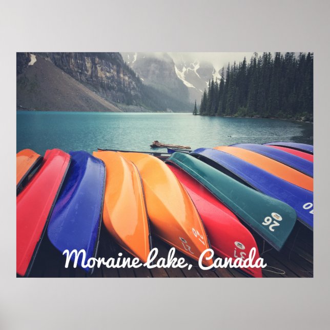 Poster Lago Moraine (Frente)
