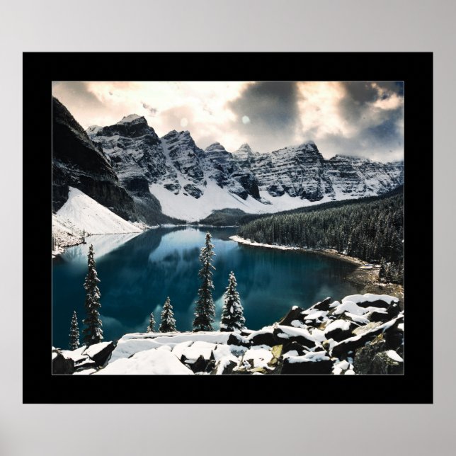 Poster Lago Moraine (Frente)