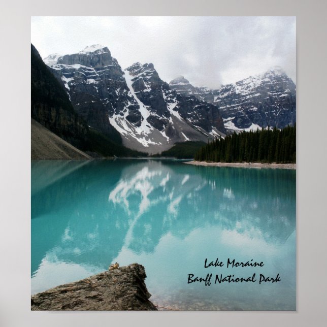 Poster Lago Moraine, Banff National Park (Frente)