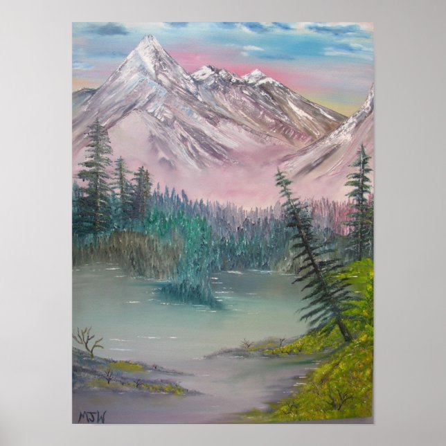 Poster Lago namorados (Frente)