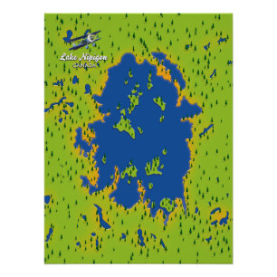 Pôster Lago Nipigon