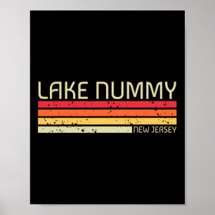 Poster Lago Nummy Nova Jersey Piada de Pesca Acampamento