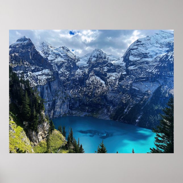 Poster Lago Oeschinen (Frente)