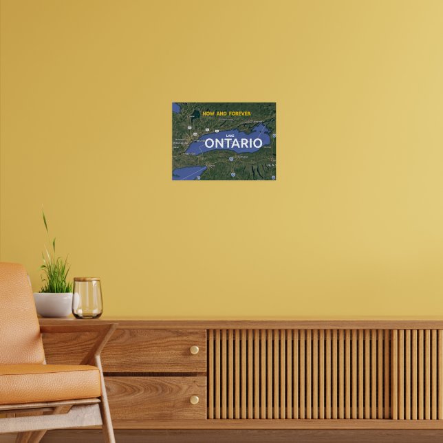 Poster Lago Ontário  (Sala de Estar 2)