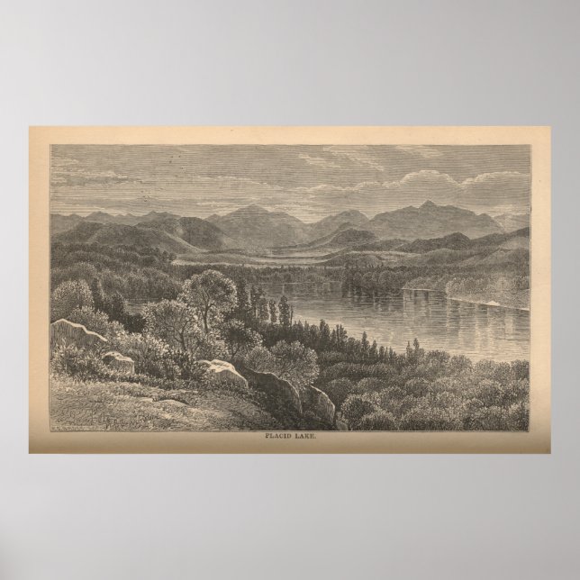 Pôster Lago Plácido (Frente)