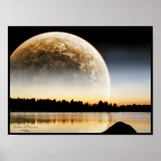 Pôster Lago Plácido