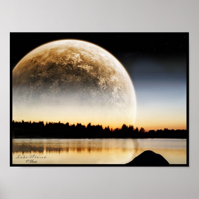 Pôster Lago Plácido (Frente)