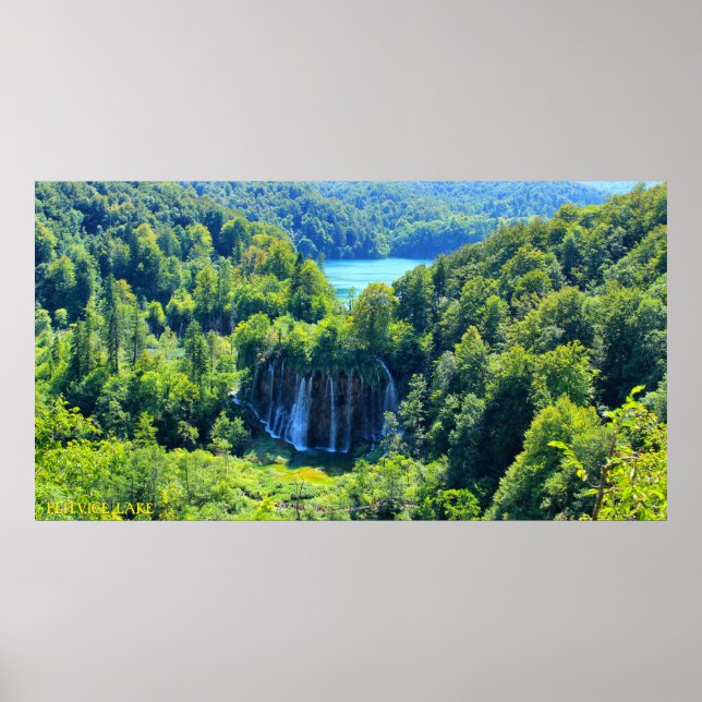 Poster Lago Plitvice (Frente)