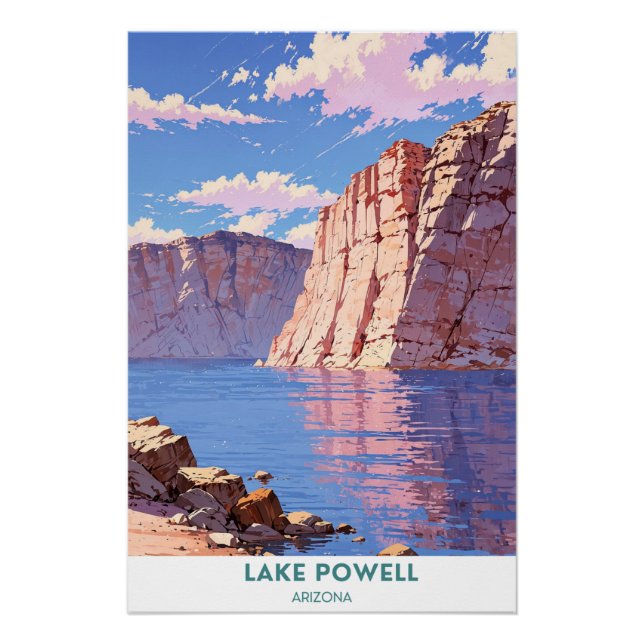 Pôster Lago Powell, Arizona (Frente)