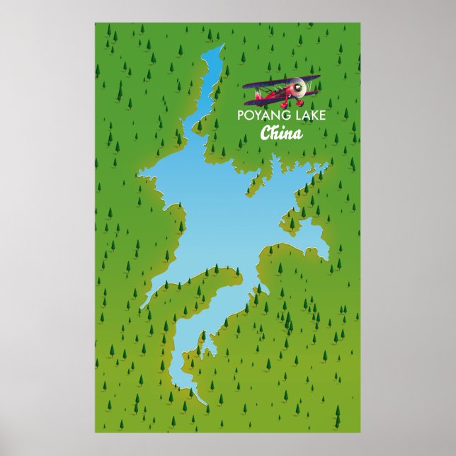 Poster Lago Poyang (Frente)