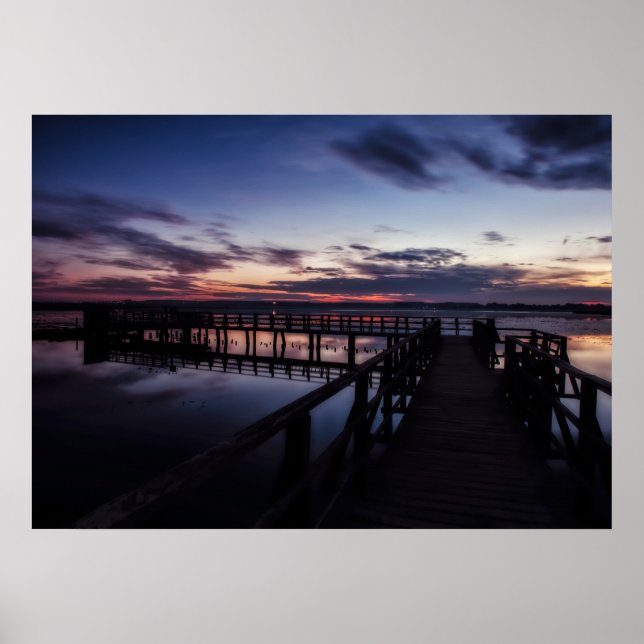 Pôster lago primavera (Frente)