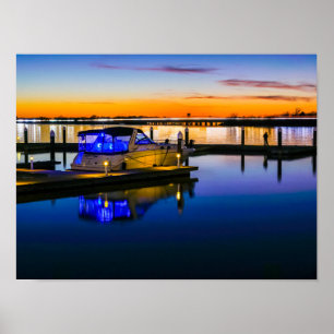 Poster Lago Ray Hubbard Rockwall TX Sunset