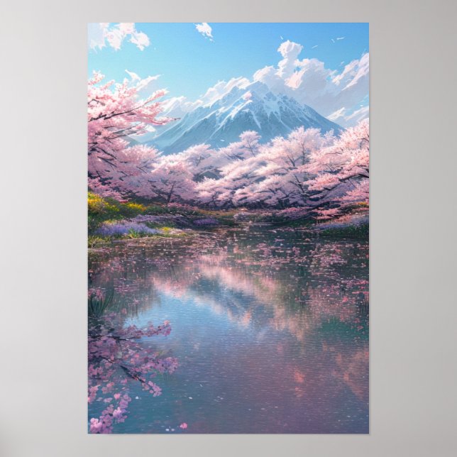Poster Lago Sakura (Frente)