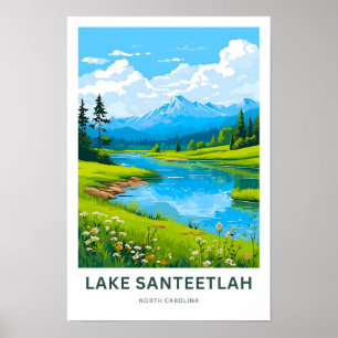 Poster Lago Santeetlah Carolina do Norte Viagem
