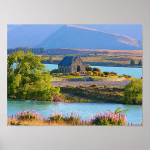 Poster Lago Scenic Tekapo