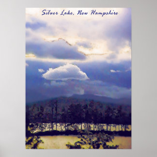 Poster Lago Silver, NH