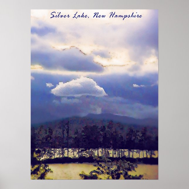 Poster Lago Silver, NH (Frente)