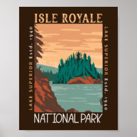 Lago Superior do Parque Nacional Isle Royale